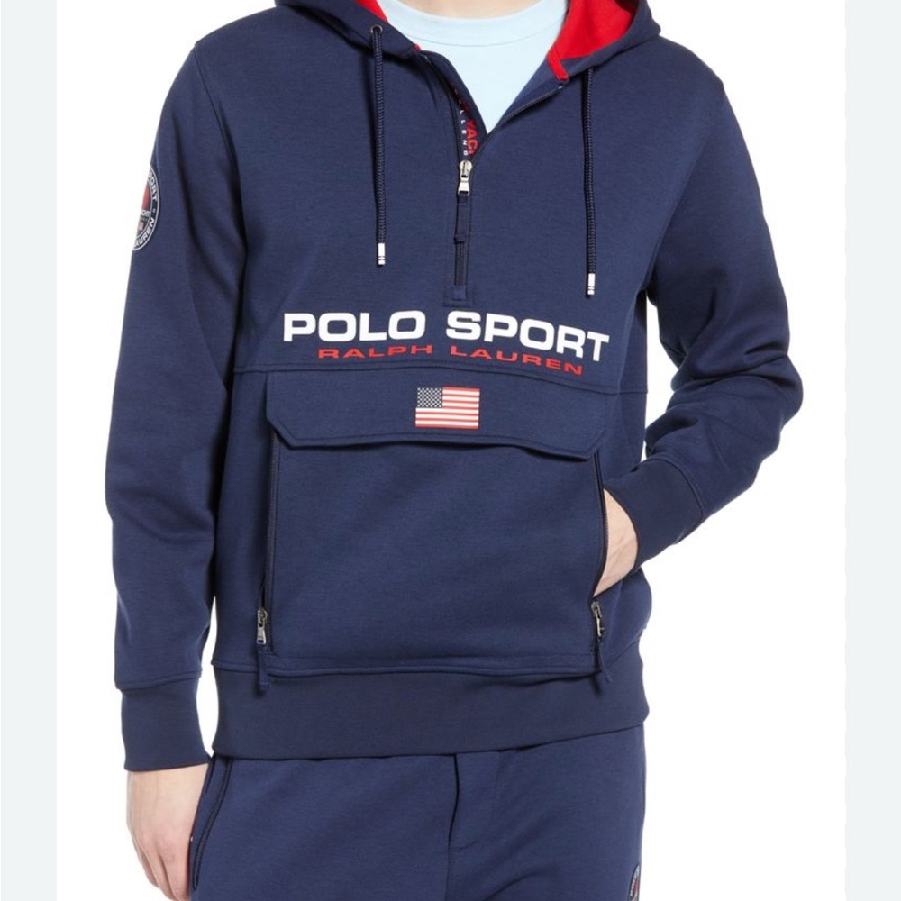 Ralph Lauren Polo Sport Double-Knit Hoodie